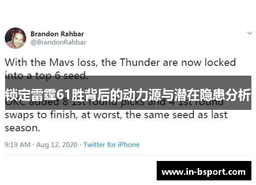 锁定雷霆61胜背后的动力源与潜在隐患分析 锁定雷霆61胜背后的动力源与潜在隐患分析